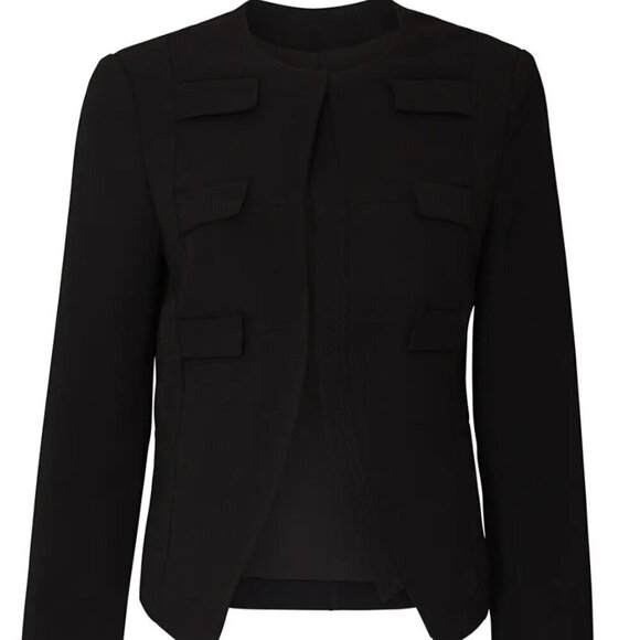 Derek Lam Military Blazer Black L - Picture 1 of 11